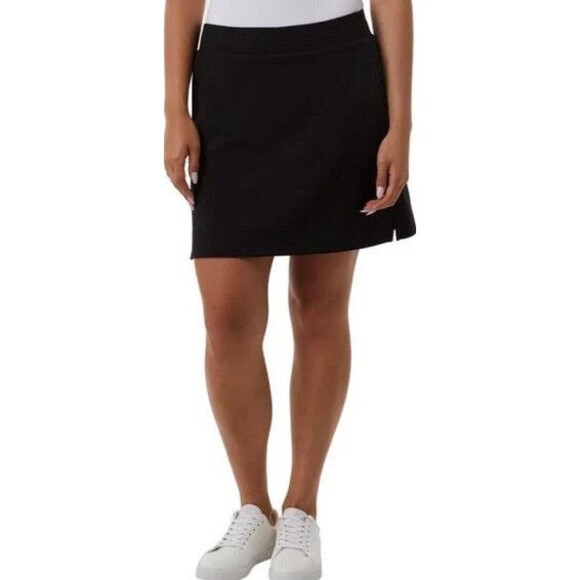 NWT 32 Degrees Cool Lined Skort w/ Pockets Activewear Black - Picture 1 of 3